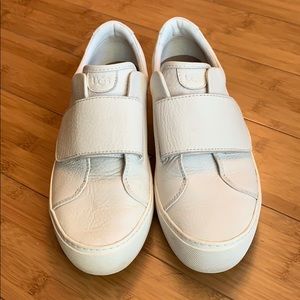ugg neri leather sneakers